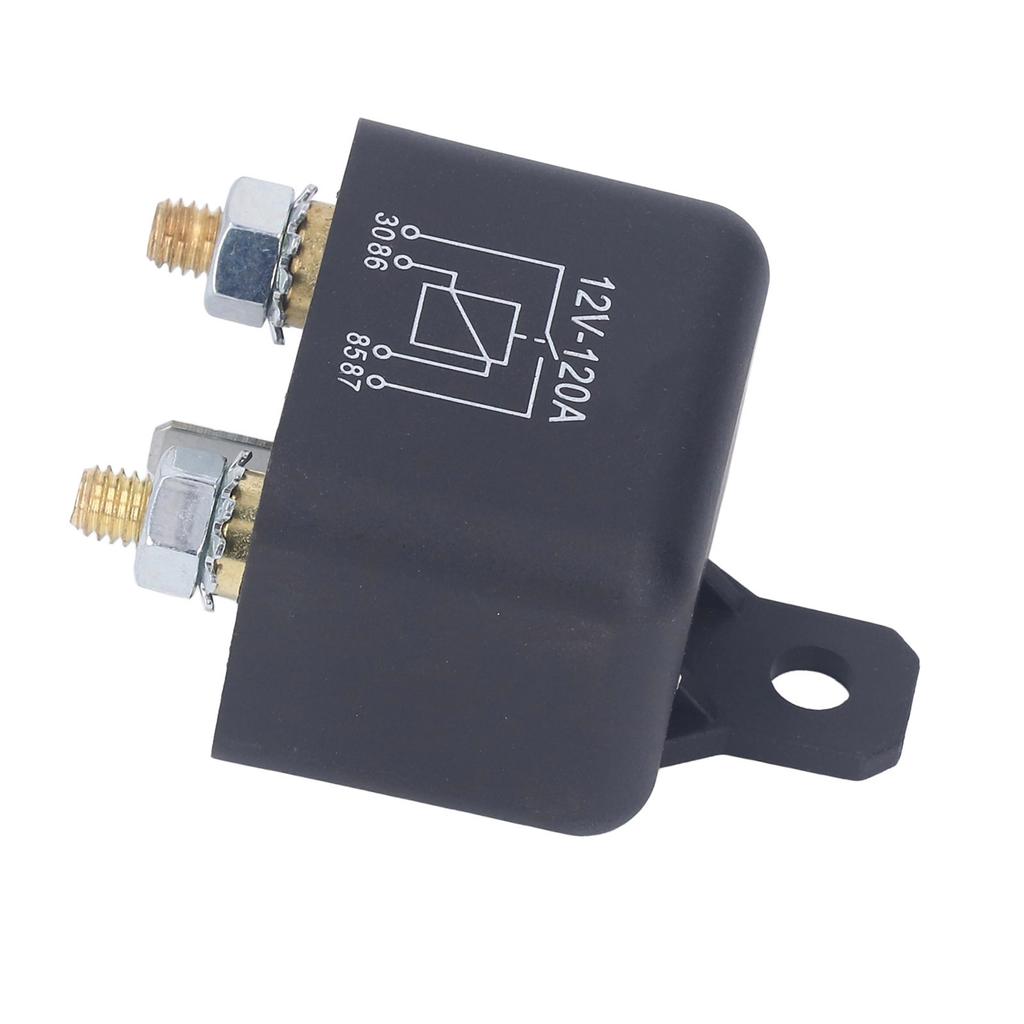 Car Starter Relay 2.4W 120A 4 Pin Normally Open Contact Brass Coil High Starting Power Car Relay