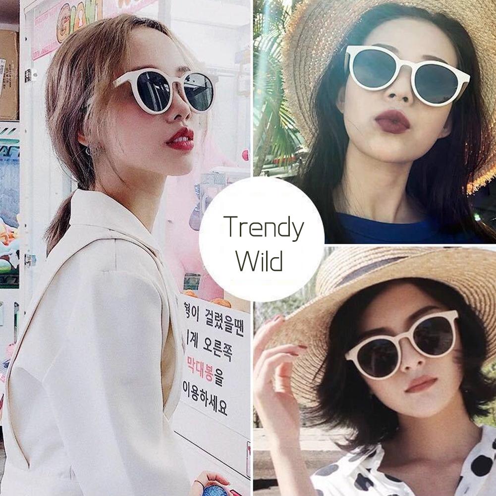 Retro Vintage Round Frame Sunglasses Women Sun Glasses Anti-UV Sunglasses Female Travel Party Glasses Eyeglasses Shades Goggles