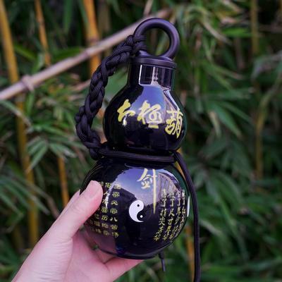 800ml Large Capacity Gourd Water Bottle Child Water Gourd Kettle Chinese Style Leakproof Water Jug for School Sport Water Kettle