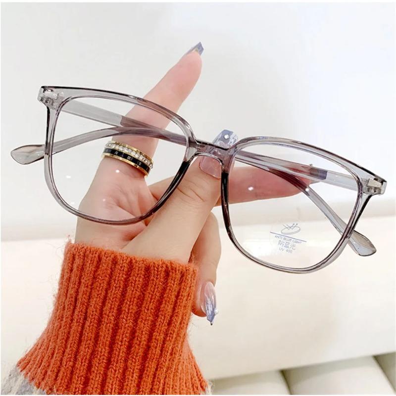 

Модные компьютерные очки, женские очки в большой оправе с защитой от синего света, оптические очки для чтения, блокирующие очки