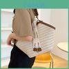 Stylish Street Trend Tote Bag For Women Featuring Soft Straw Material And Chic Colors For Everyday Use