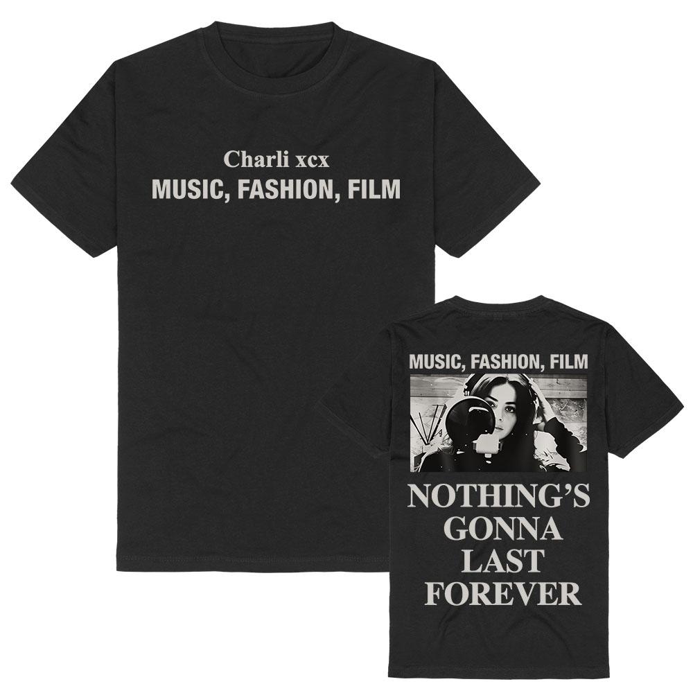Music Fashion Film Tshirts Unisex Letter Graphic T-Shirt Crew Neck Short Sleeve Vintage Retro Clothing