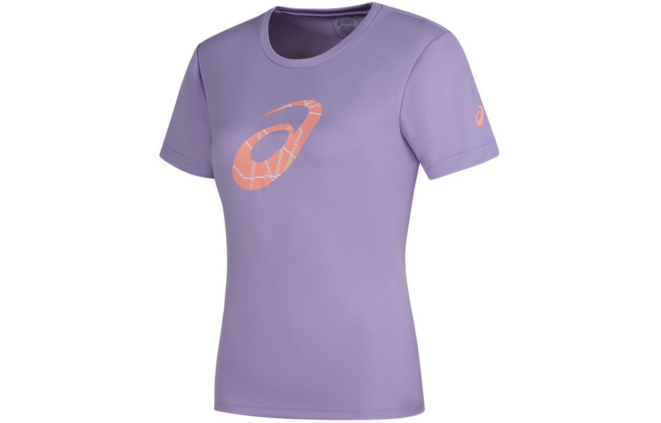 ASICS SPIRAL GRAPHIC T Shirt Women s Purple 2032C754-500 M