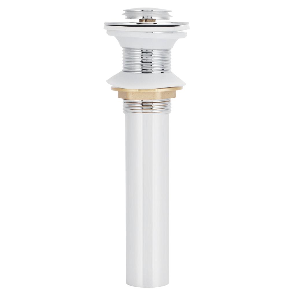 Basin Drain Sink Drain Stopper Electroplating Popup Drainer NonOverflow Bathroom Hardware(Electroplating Popup without