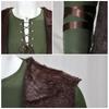 Película Dragon Hiccup Disfraz Cosplay Peluca Camiseta Verde Pantalón Chaleco Marrón Conjunto Halloween Adulto Dibujos Animados Entrenamiento de Dragones Cosplay