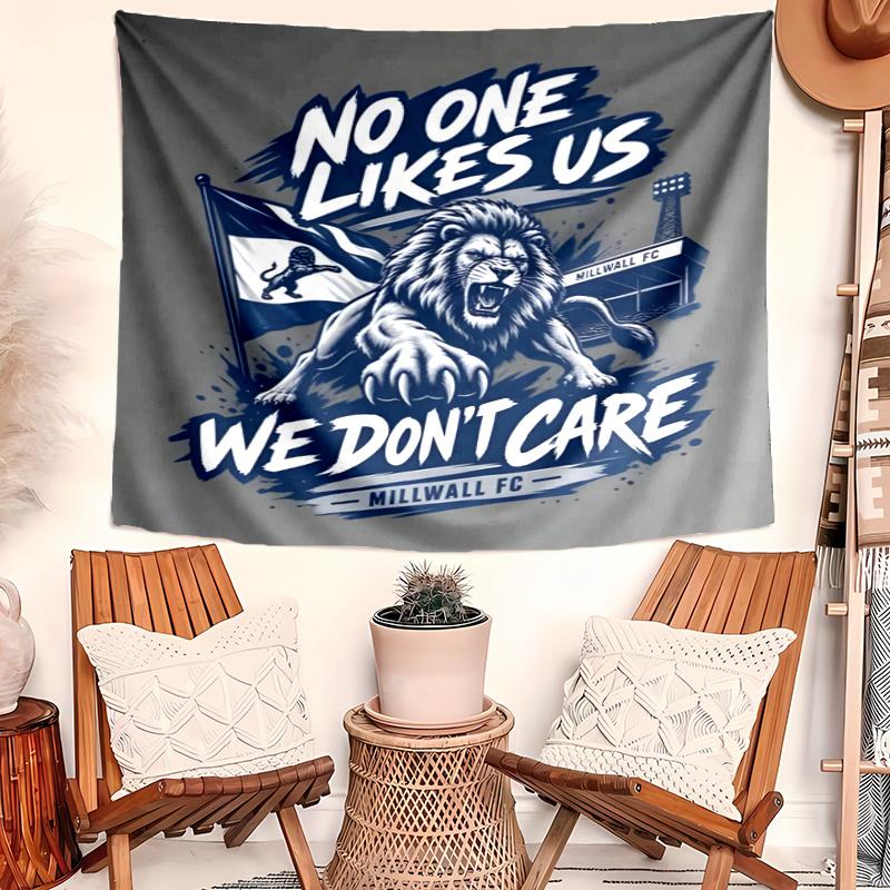 Millwall Football Club Tapestry Wall Hanging Room Background Cloth Home Decor Beach Mat Yoga Mat Sofa Bed Sheet