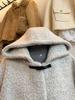 Korean Style Quilted Woolen Hooded Coat with Horn Buttons - Versatile Winter Wear