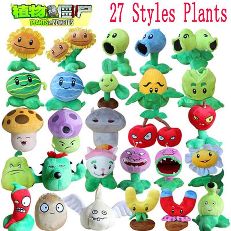 1pcs Plants Vs Zombies Plush Toys 13 20cm Plants Vs Zombies Pvz - blover roblox