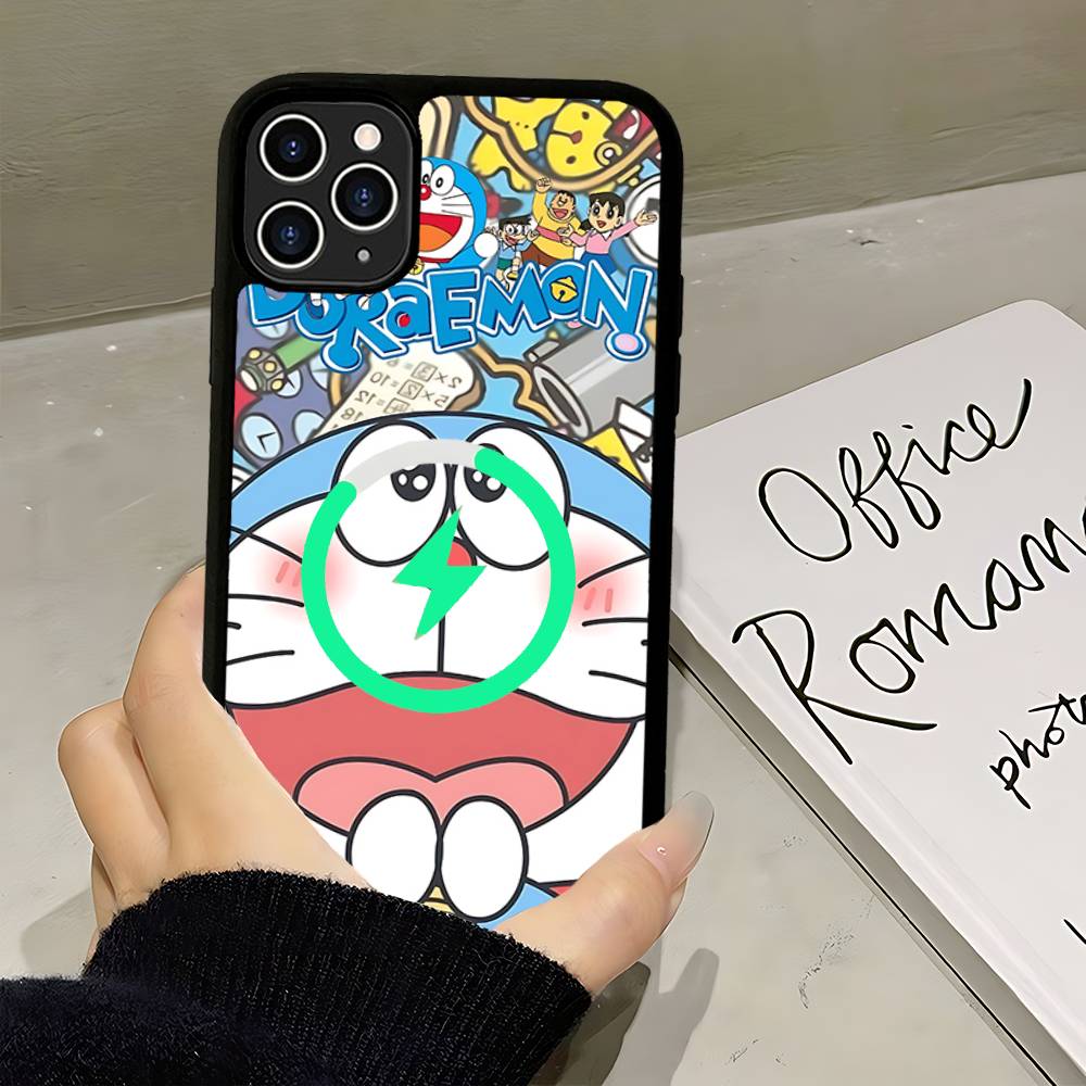 Cartoon D-Doraemons For Magsafe Magnetic Wireless Phone Case For IPhone 11 12 13 14 15 16 17 Pro Max Plus Cover