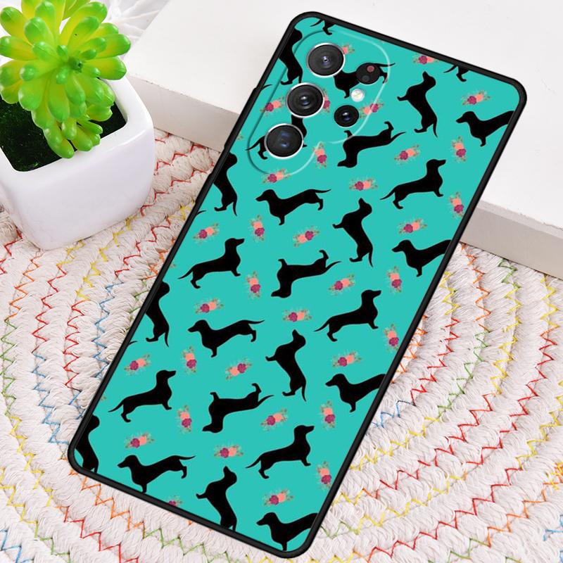Cute Dachshund Dog Phone Case for Samsung Galaxy Note 10 Pro S26 Ultra S23 S24 FE S25 S21 S22 PLUS Shockproof Cove