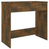 VidaXL Bureau Chêne fumé 80x40x75 cm Bois d'ingénierie 815474