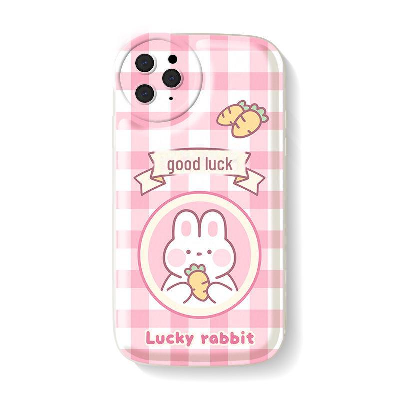 

Чехол Zhitai Rabbit для iPhone 15 Pro, совместимый с iPhone 14/Huawei P40 — новый мультяшный дизайн с воздушной подушкой iPhone 15 Pro Max