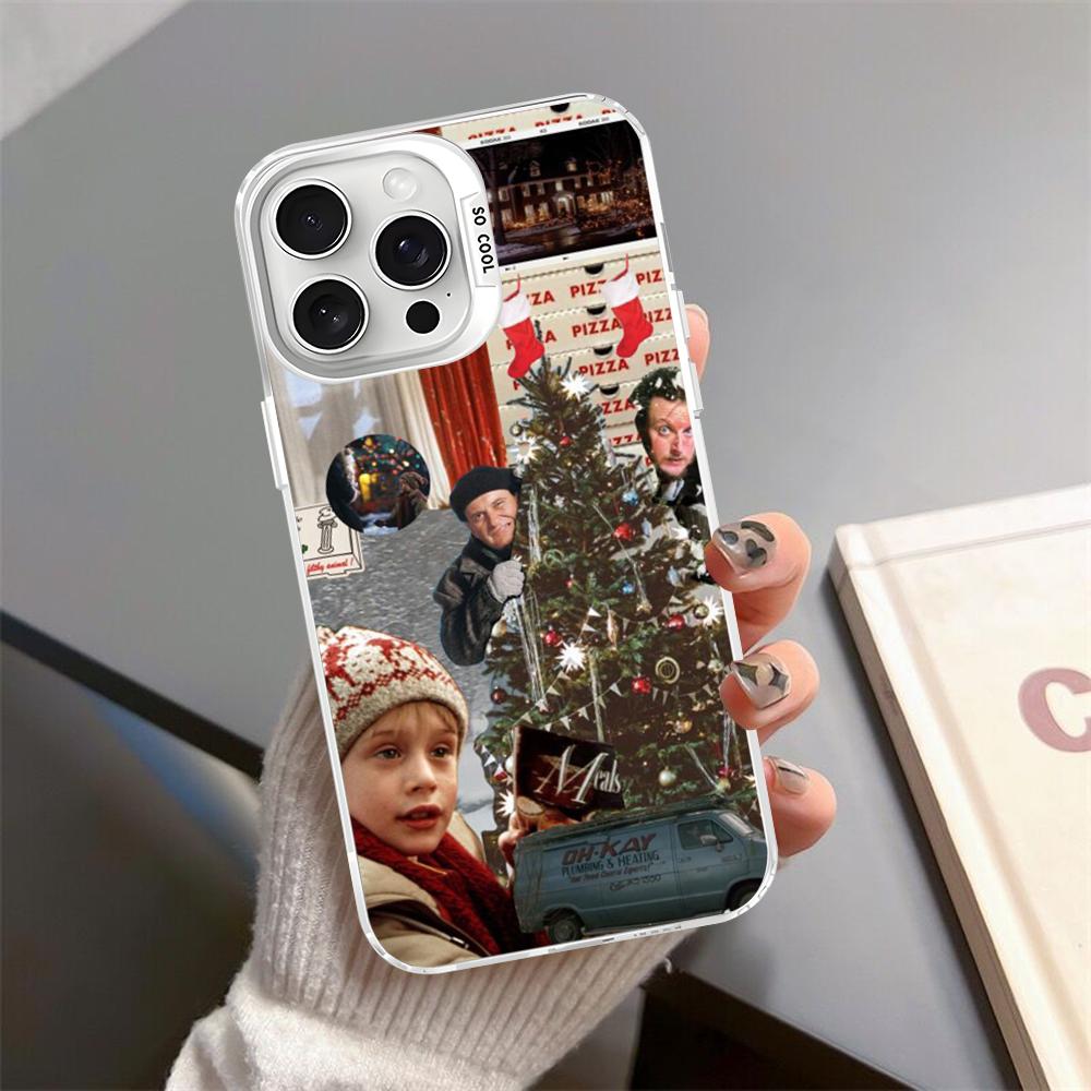 

Home Alone Phone Case For iPhone 16 15 14 13 12 11 Pro Max X XR XSMAX Matte Shockproof Back Cover iPhone 14 pro