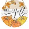 Pumpkin Wooden Welcome Door Hanging, Home Window Wall Decoration