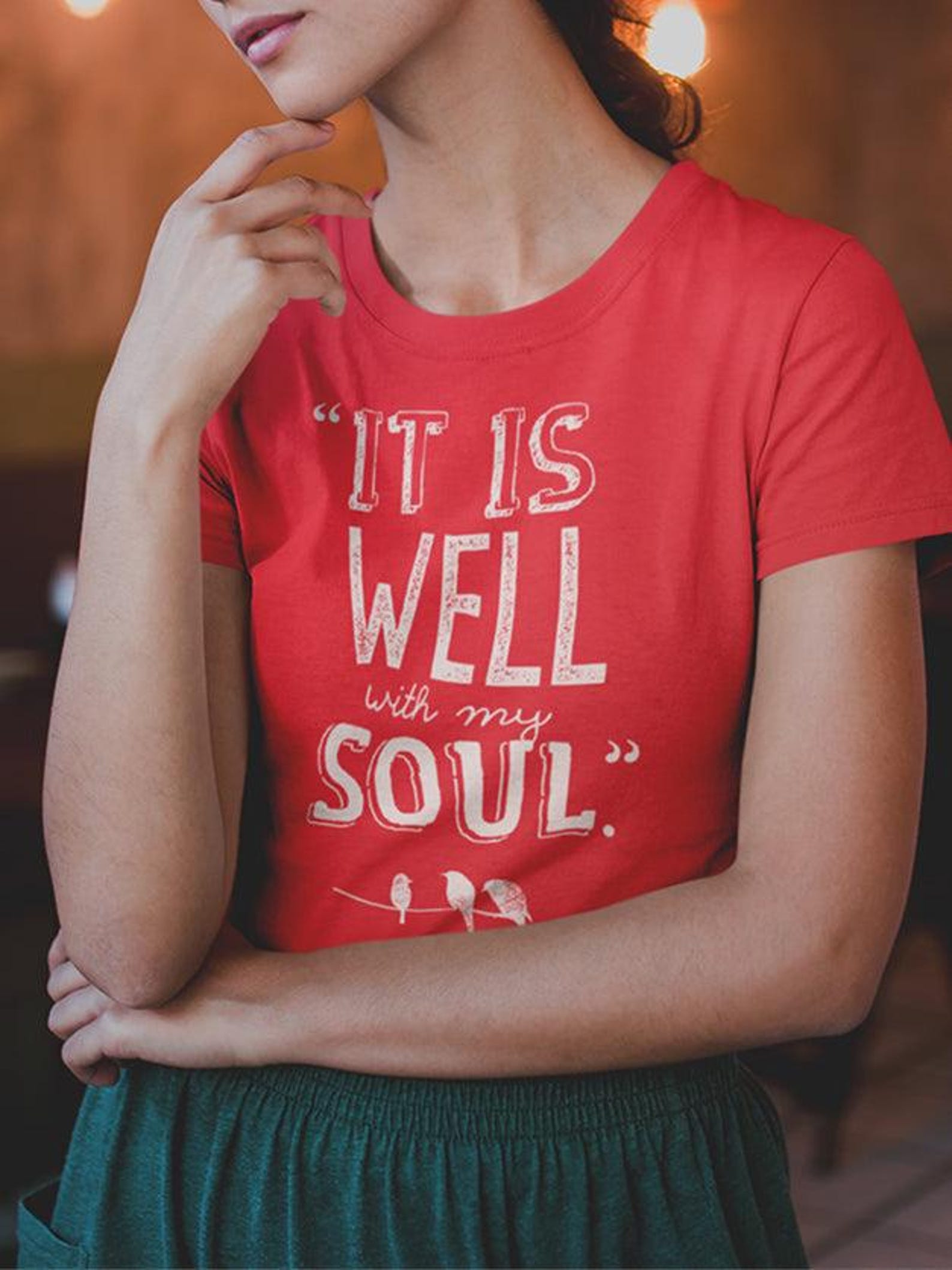 It is Well with My Soul | Christian T-Shirt | Ruby s Rubbish® 2XL