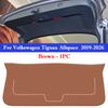 For Volkswagen VW Tiguan L PRO Allspace Car Trunk Door Anti Kick Pad Tailgate Protector Sticker Cargo Liner Interior Accessories