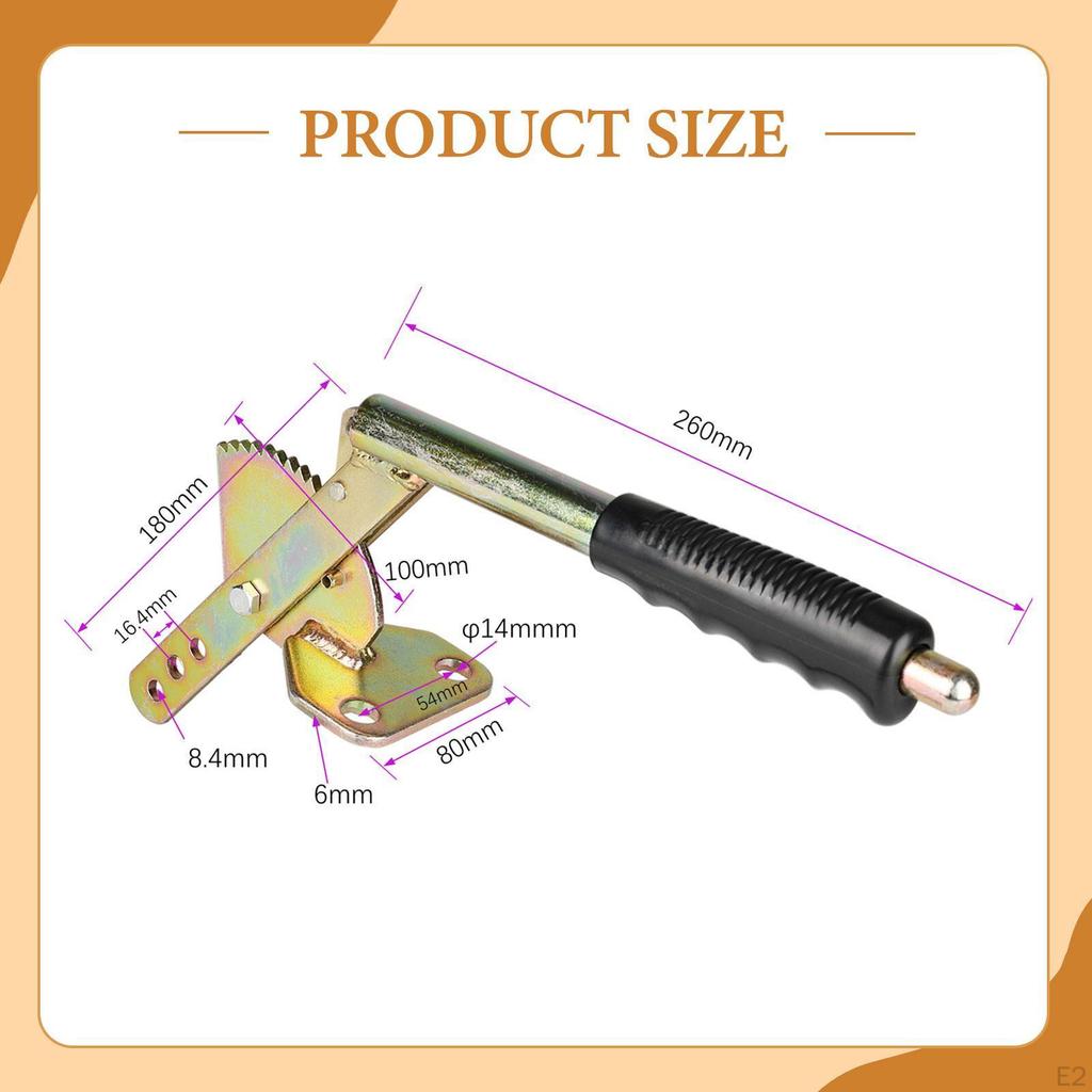 Trailer Hand Brake Lever Connector Accessories Durability RV Replace Rustproof Easy to