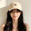 Fashion Hat Korean Hat Women's Spring and Summer Sunflower Embroidered Baseball Cap Men's and Women's Versatile Face Small Summer Shade Cap Tide