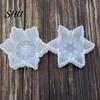 Epoxy Mold Soap Easy Demoulding Heat-Resistant Non-stick Mirrored DIY Silicone Christmas Snowflake Candle for Home Drip