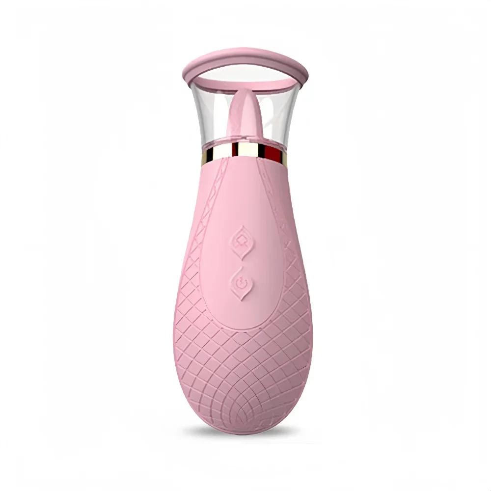 2026 Portable Clitoral Sucking Vibrator Nipple G-spot Sucker Rapid Orgasm Tongue Vibrator 3 Sucking 9 Licking Patterns Female Masturbator Waterproof