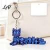 3D Printed Fox Keychain Articulated Keychain Flexible Joint Animal Pendant with Metal Fun Desk Decoration Key Ring Creative Figurine Toy Bag Charm