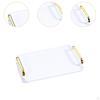 Elegant Bathroom Serving Tray, Modern Vanity Tray