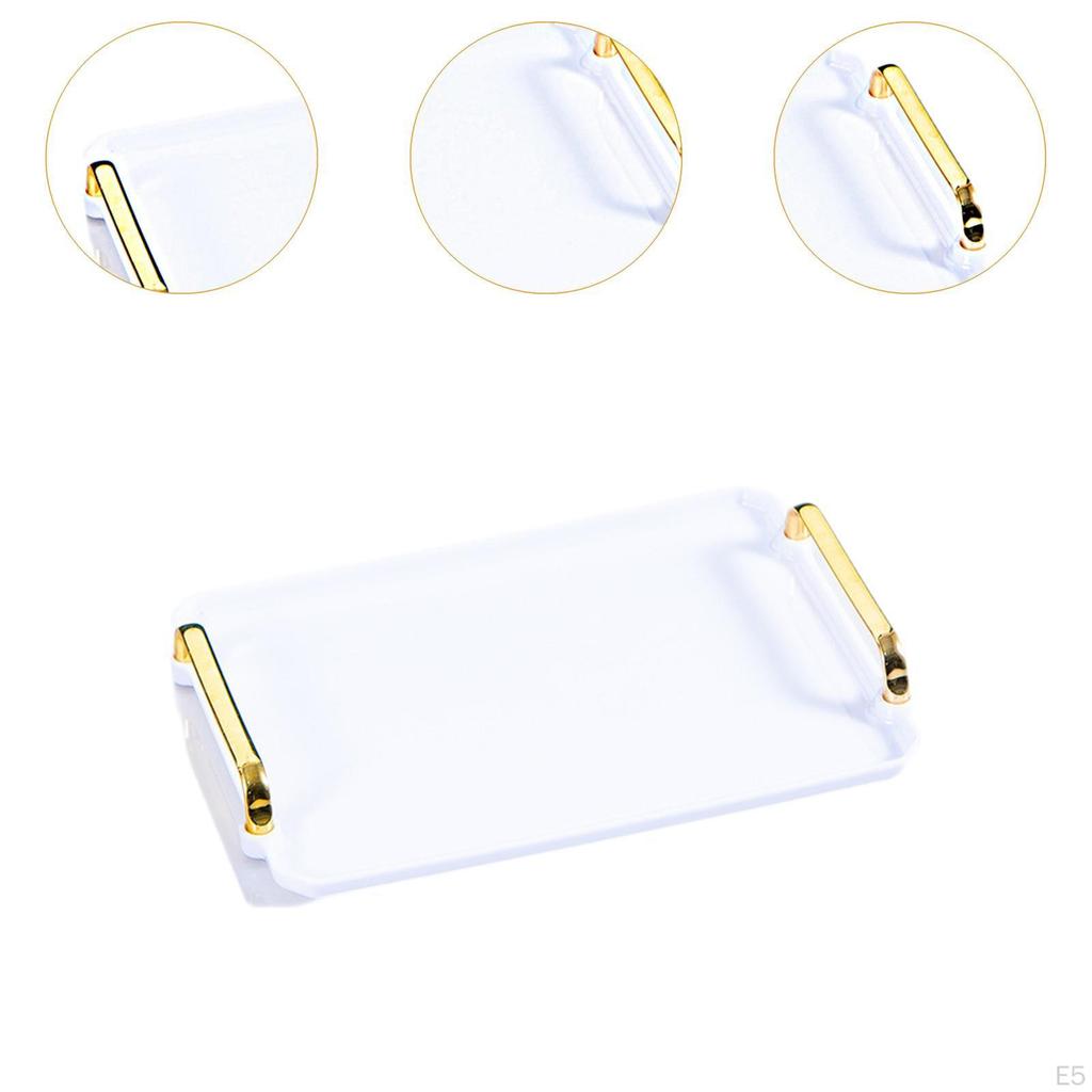 Elegant Bathroom Serving Tray, Modern Vanity Tray