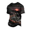 Men's Halloween Round Neck Short Sleeve T-Shirt