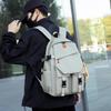 Versatile Large Capacity Nylon Backpack for Junior High School Students - Unisex Casual & Computer Compatible
