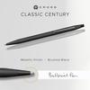 Cross Classic Century Brushed Black Ballpoint Pen In a Premium Gift Box, Medium Nib, Perfect Gift for Father's Day or Promotion