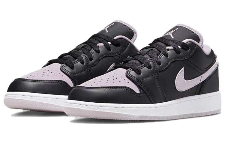 Jordan 1 Niskie SE Czarne Lodowy Fioletowy GS DV1333-051