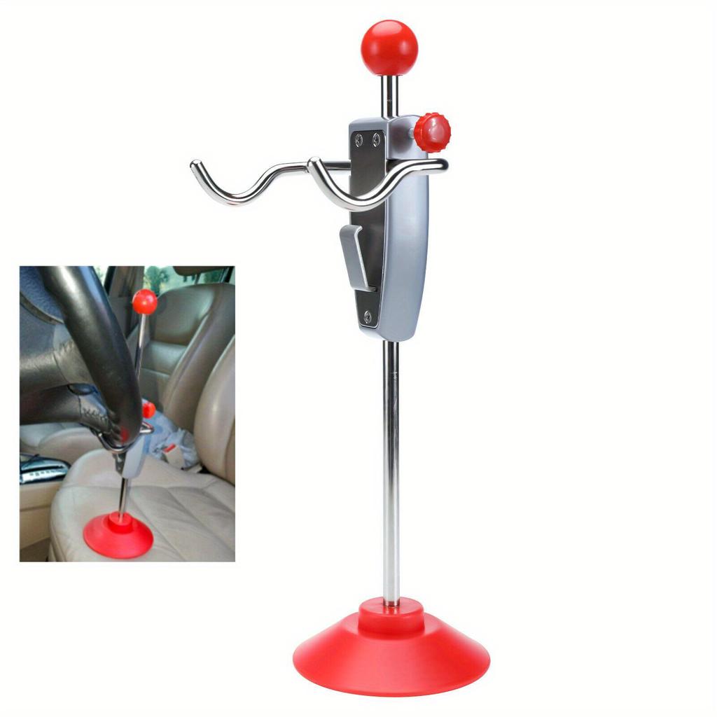 Supporto Metallico Robusto per Volante d'Auto - Strumento per l'Allineamento delle Ruote del Veicolo per Regolazioni del Rack e Livellamento