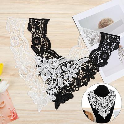 DIY Craft Supplies Applique Embroidery Embroidered Lace Collar Neckline Accessories Lace Fabric