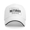 Men Women Funny Retired  Worked My Whole Life Hats Stylish Baseball Cap  Trucker Hat Golf Headewear Adjustable Fit