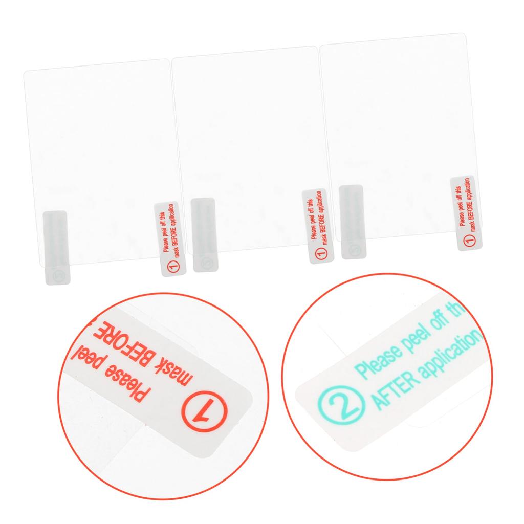 ABOOFAN 10 PCS High Temperature Resistant Car Clear Static Film for Dash Cam Record