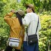 Water-repellent Outdoor Crossbody Bag Lightweight Shoulder Bag Commuter Small Square Bag