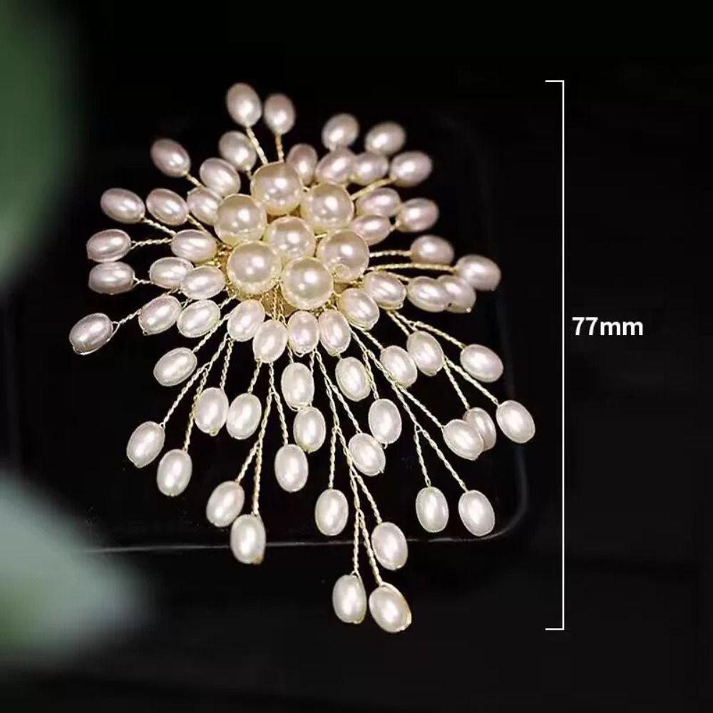 Elegant Lapel Pin Trendy Corsage Pin Fashion Woven Brooch  for Business Meetings and Parties