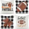 Autumn Harvest Pumpkin Letter Pillow Thanksgiving Flax Pillow Case Home Sofa Pillow Case