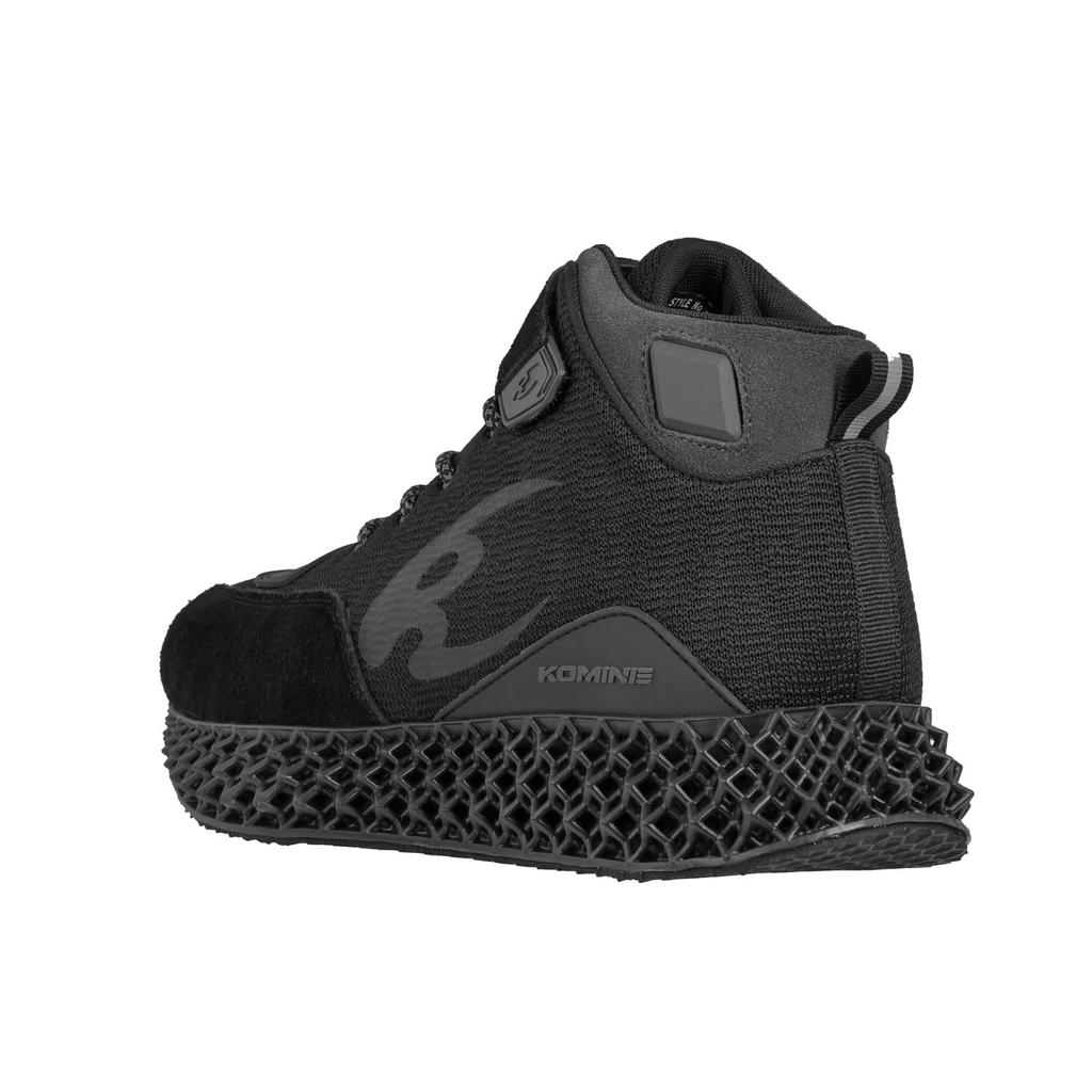 KOMINE 3D Printed Air Riding Shoes for Size cm BK-095 Motorcycles, 26.5