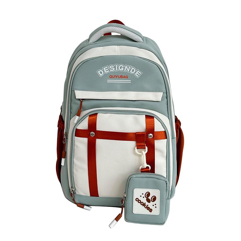 

Schoolbag for Middle School Students Lightweight Simple Large Capacity Backpack for High School Students College Students Japanese Ins Backpack