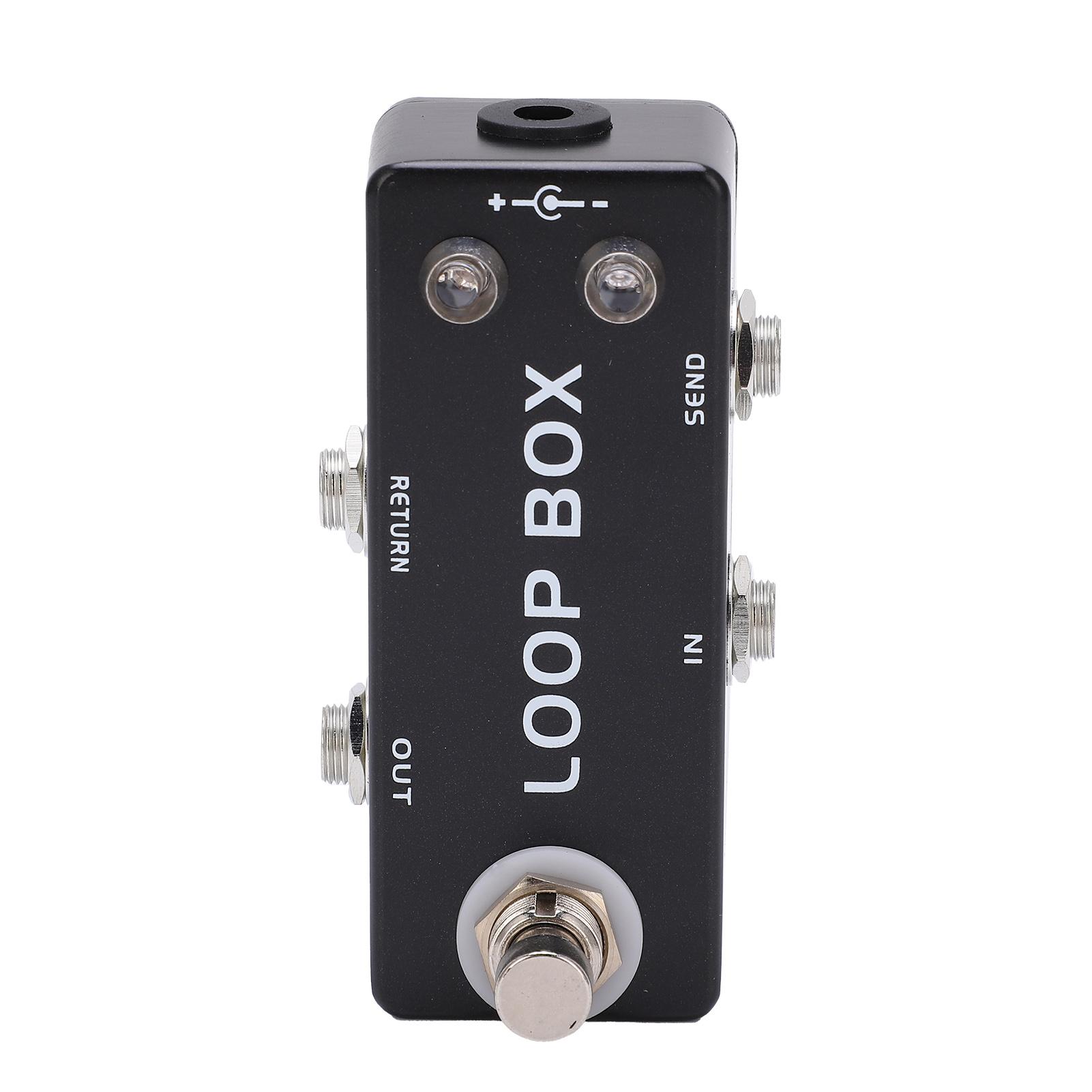 

Эффект гитарной петли металлическая черная мини-педаль True Bypass Channel Selection для электробаса