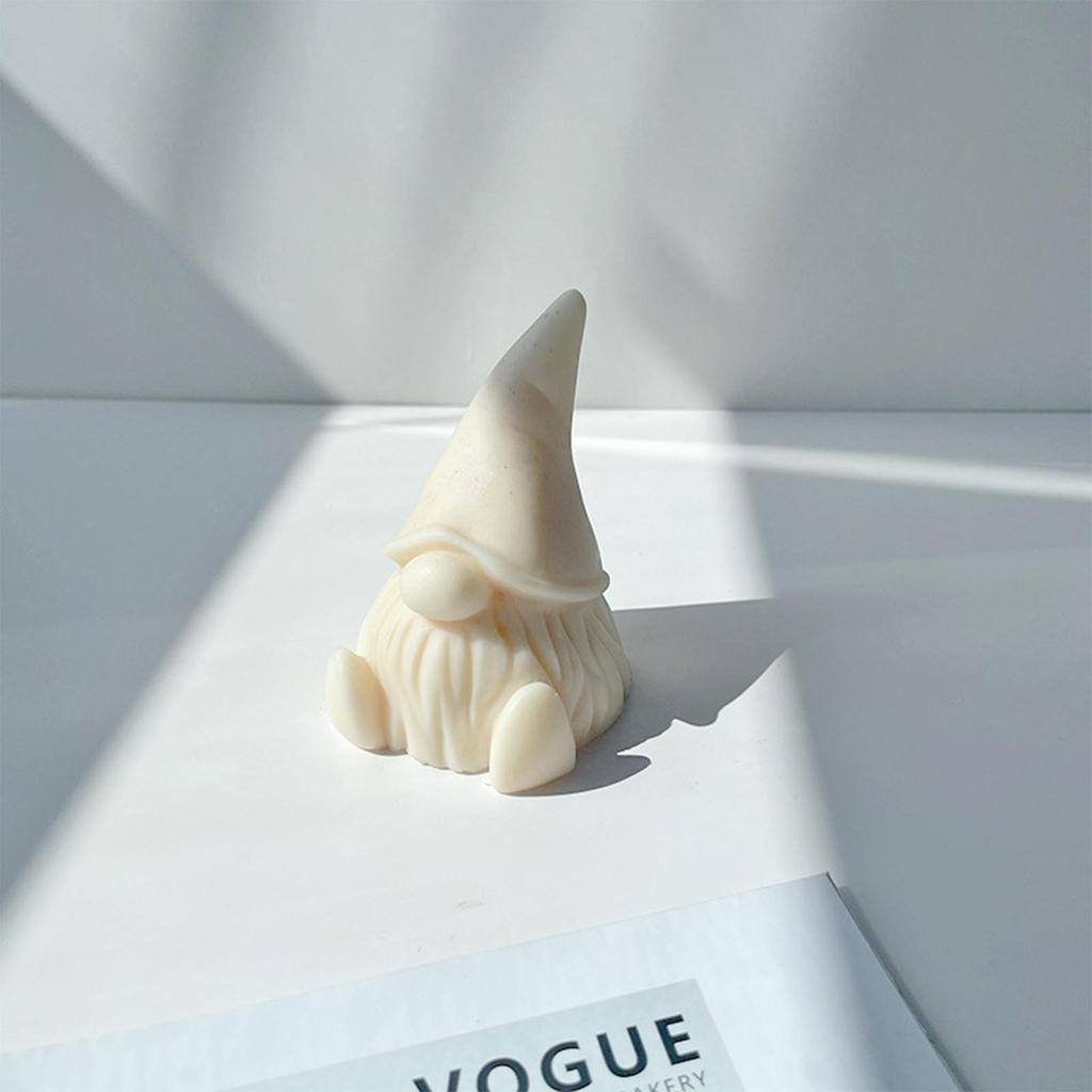 3D Dwarf Scented Candle Silicone Mold DIY Epoxy Resin Plaster Gnome Ornament Mould Handmade Soap Candle Making Supplies
