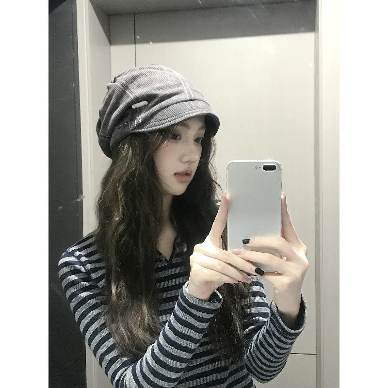New Retro Washing Cotton Cloth Cold Hat Covering Face Fisherman Hat Autumn and Winter Street Casual Versatile Pile Hats Men and Women Trendy