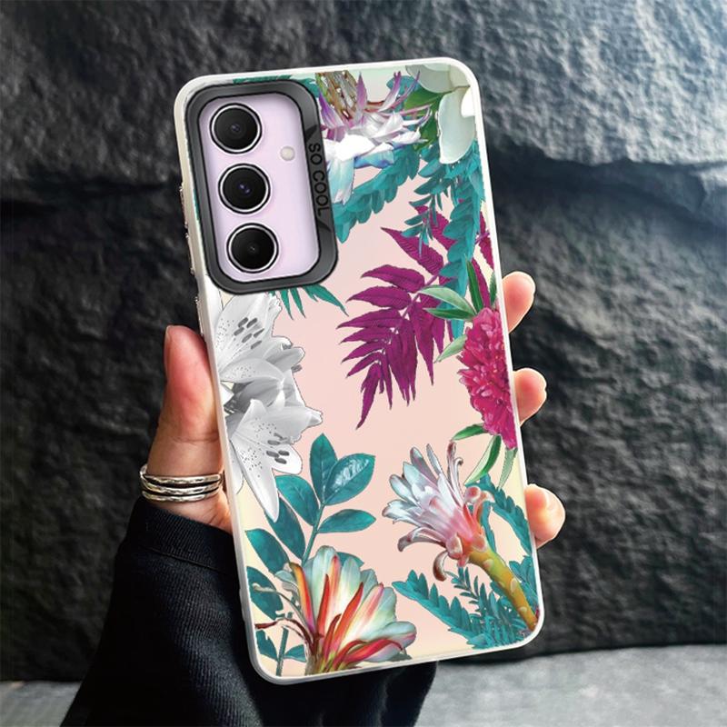 Phone Case For Samsung S24 Ultra S23 Plus S22 S21 S20 FE A55 A54 A53 A35 A34 A32 A25 A24 A15 A14 A13 5G Shockproof Bumper Gradient Aurora Cover