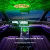 Rechargeable Battery R&G Projector Disco DJ Light 32 Patterns for Dance Bar Party Car Effect Christmas Decorate Stage Lamps