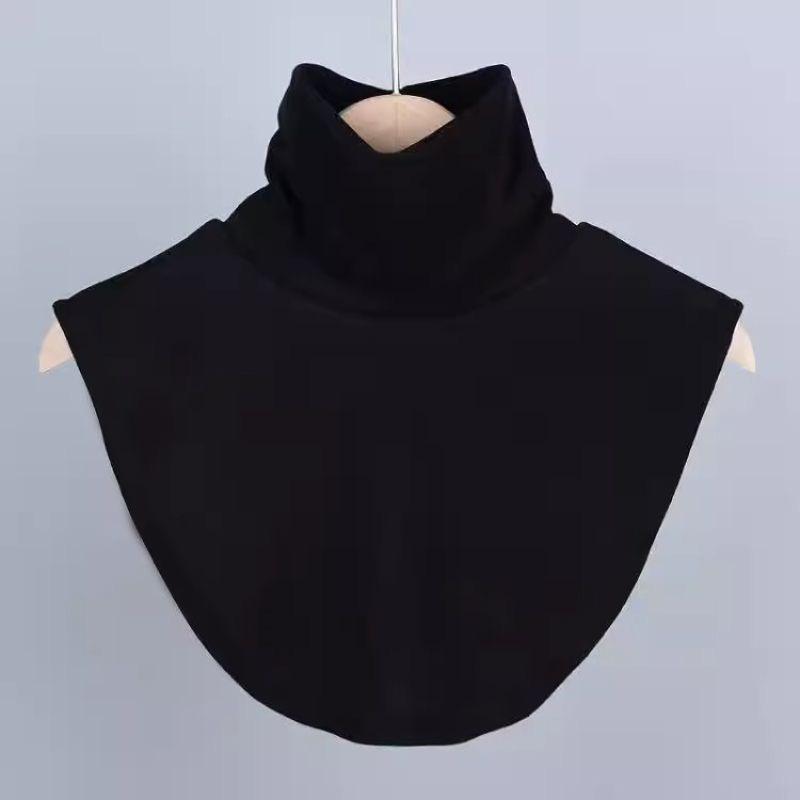 Unisex's Solid Color High Neck Detachable Collar Decorative Collar Warm Cervical Protection for Autumn and Winter