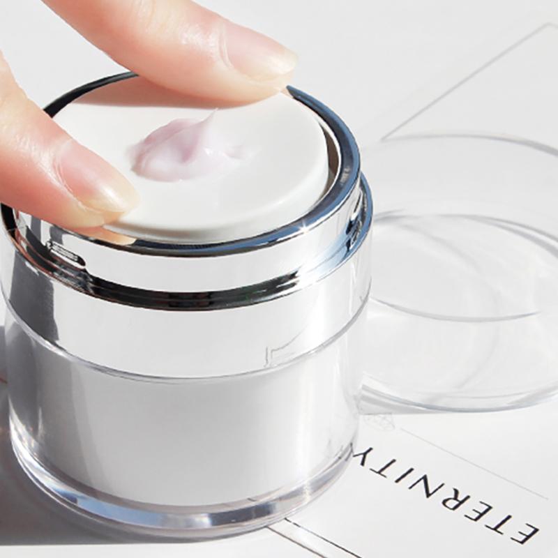 15/30/50/100 ml Airless-Pumptiegel Leere Acryl-Cremeflasche Nachfüllbarer Kosmetikbehälter Einfach zu verwenden Tragbares Reise-Make-up-Werkzeug