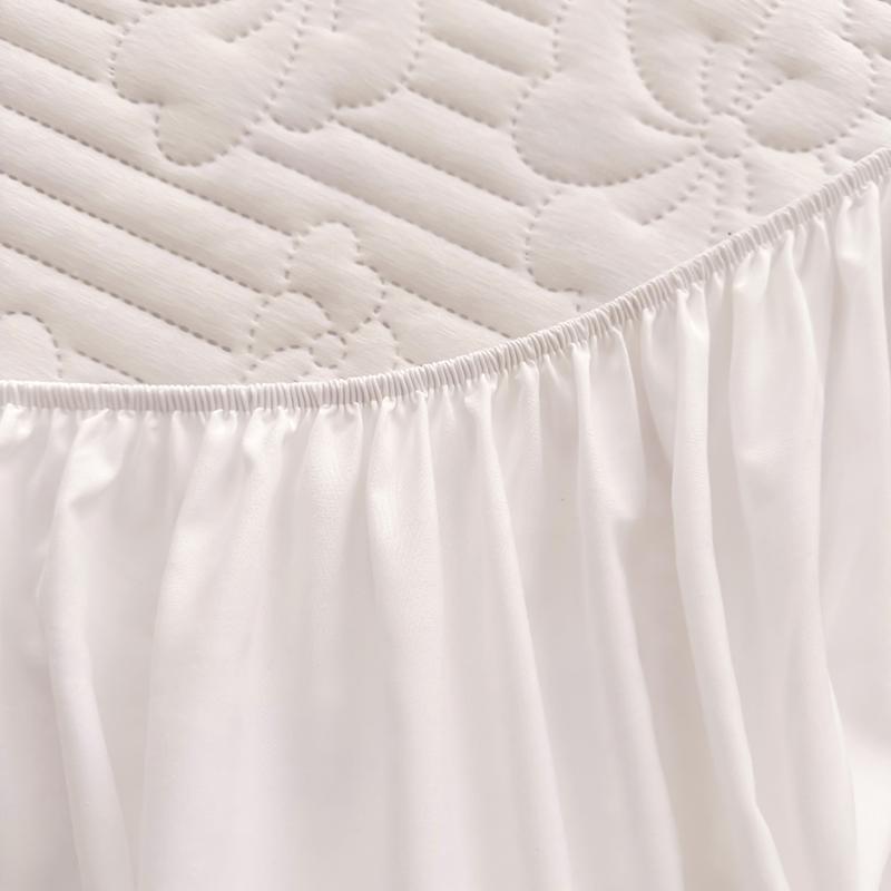 Bonenjoy 1pc Mattress Cover Waterproof Bedspread Quilted Fitted Sheet Solid Color Bed Cover Protetor De Colchão (No Pillowcase)