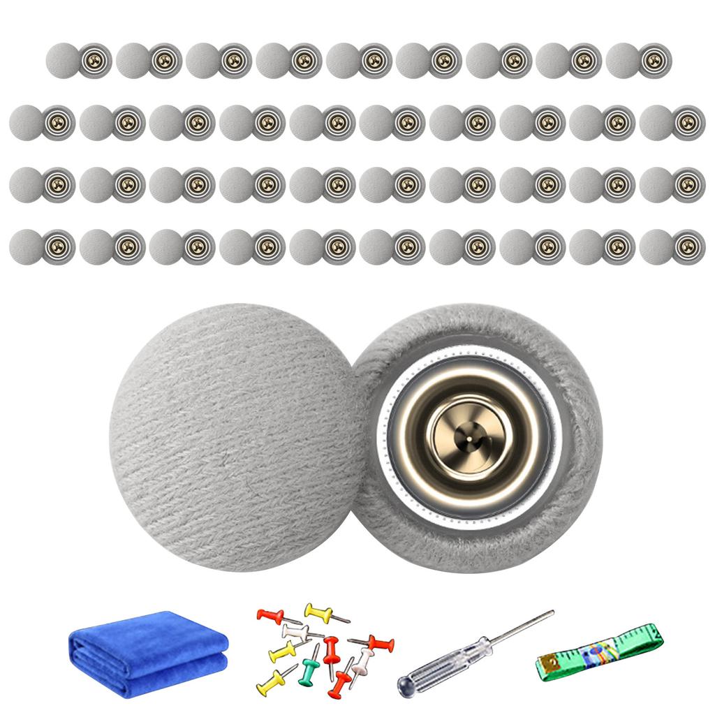 Universal Vehicle Roof Cloth Fastener Set 40Pcs No Tools Needed For DIY Car Interior Repair Quick Installation Rivet