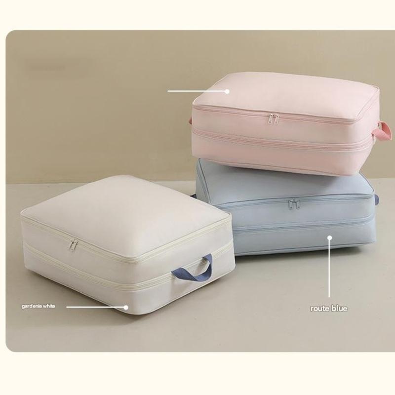 Large Capacity Compression Storage Bag For Blankets Clothes Oxfords Fabric Waterproof For Travel Home Organization
